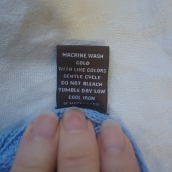 ADRIENNE VITTADINI PERIWINKLE CABLE KNIT VNACK COTTON SWEATER SIZE M - Picture 5 of 9